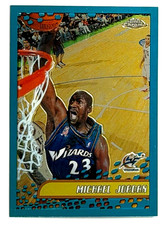 2001-02 TOPPS CHROME MICHAEL JORDAN #95 WASHINGTON WIZARDS