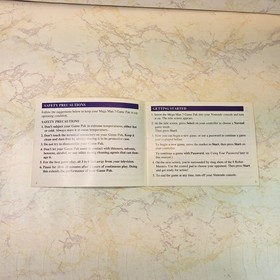 Mega Man 3 Manual Nintendo NES Original Instruction Booklet