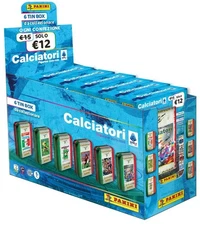 SCATOLA BOX DA 6 TIN BOX CALCIATORI 2025/2026 PANINI