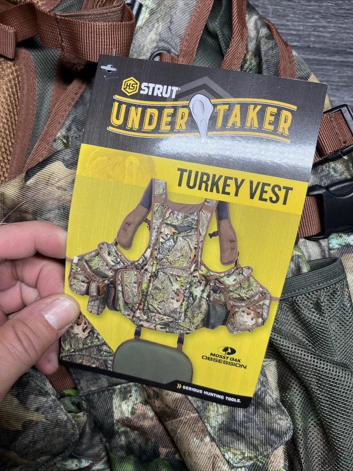 Hunters Specialties Undertaker Turkey Vest Hunting Realtree Edge Camo New - Image 3 of 4