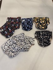 Twisted Mystic Tushies Cloth Diapers FS Set Of 8 New Assorted Designs. New
