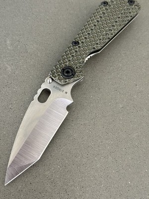 Strider Knives SnG DGG Tanto - OD Green  G10 & Ti , Strider Dgg