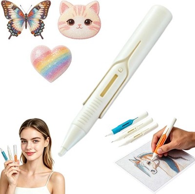 Automatic Diamond Painting Bead Dispenser, Diamond Art Tools Pen No Wax Needed