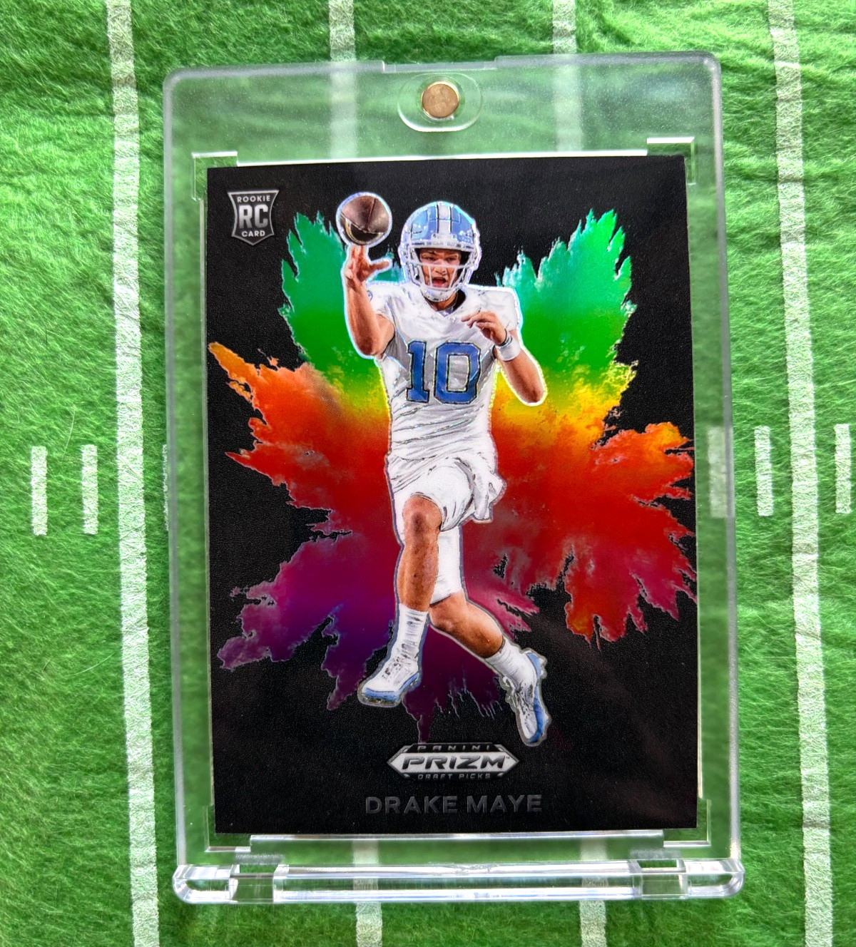 2024 Panini Prizm #CB-4 Drake Maye Color Blast SP Draft Picks SSP Case hit. 