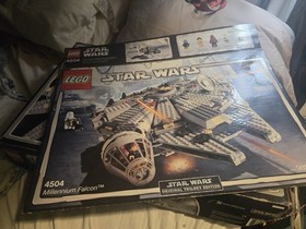 LEGO Star Wars: Millennium Falcon (4504) W/ Box And Figs See Pics NICE!