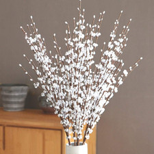 29.5'' Long 10 Pcs Stem Artificial Jasmine Flowers Tall Fake Flower Bouquet Faux