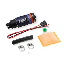 Deatschwerks 9-651-1000 Dw65c 265lph Compact Fuel Pump Wuniversal Install Kit Deatschwerks 9-651-1000 Dw65c 265lph Compact Fuel Pump Wuniversal Install Kit