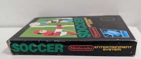 Soccer Nintendo Entertainment System NES Complete In Box 5-Screw Cart Hang Tab