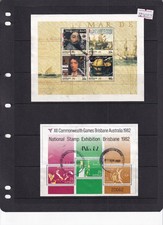 AUSTRALIA USED BLOCKS, STRIPS SHEETS ETC. AS REC'D SEE SCAN & DESC. FREE POST