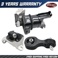3x Engine Motor & Auto Transmission Mount Set For Honda Civic 1.8L 2015 2014