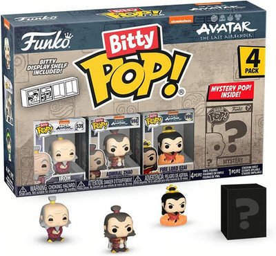 Funko Bitty Pop! Iroh AVATAR THE LAST AIRBENDER Bitty 4 Pack 2.5cm Figuren OVP