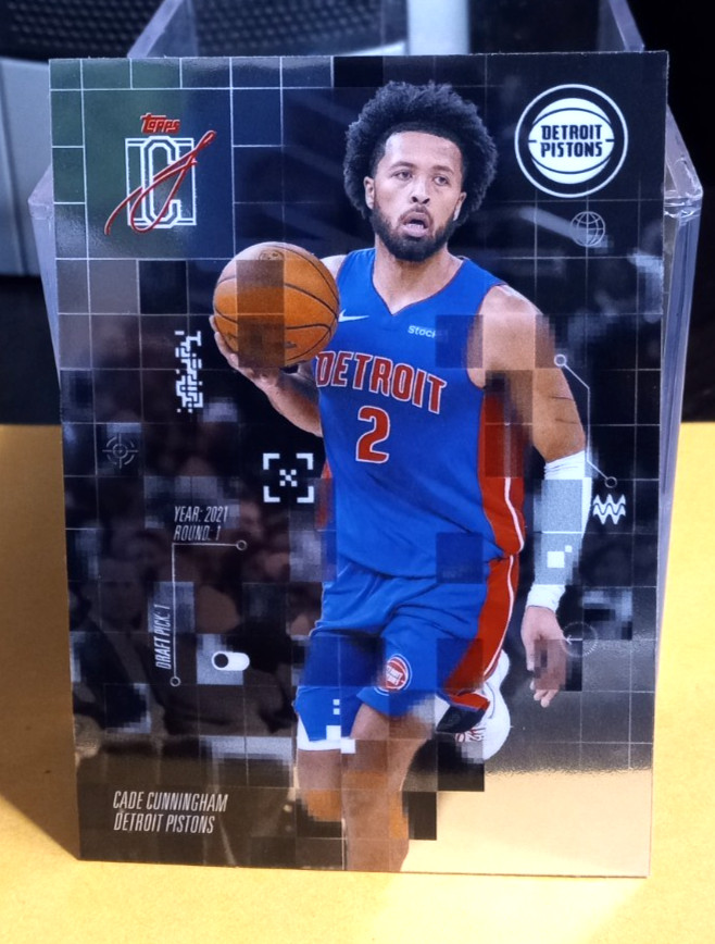 2025-26 Topps Signature Class #AF-22 Cade Cunningham After Image Insert