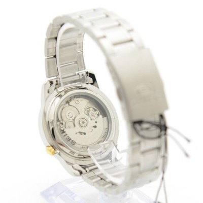Seiko 5 SNKK07K1 White Automatic 21 Jewels Stainless Steel Analog