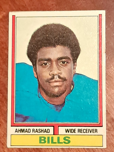 Ahmad Rashad #105 1974 Topps card