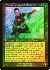 FOIL RETRO Nissa, Resurgent Animist ~ March of the Machine: Aftermath [GESPIELT]