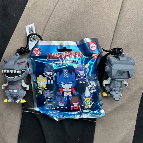 Grimlock Dinobot Transformers Cyber World Bag Clip figure bagclip kaiju toy