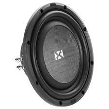 NVX SMW10D4 700W Peak 350W RMS S-Series Shallow-Mount 10" Dual 4-Ohm Subwoo...