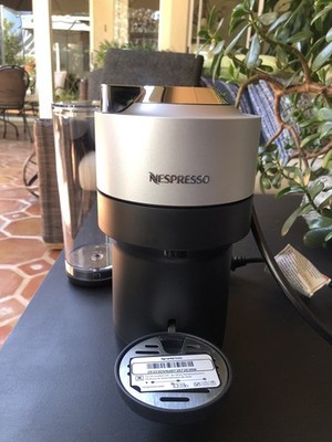 Nespresso   by De'Longhi   Vertuo Pop+ Deluxe Silver Espresso Machine