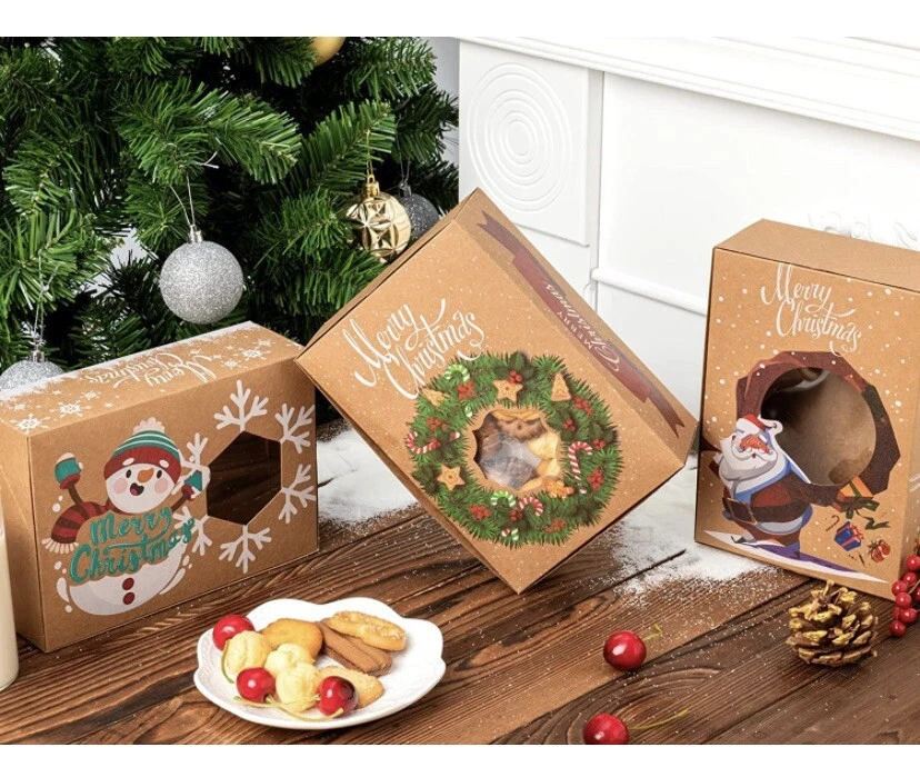 KD KIDPAR 24 PIEZAS Cajas de Galletas Grandes para Regalo Embalaje Vacaciones San Valentín... Foto 2 de 4