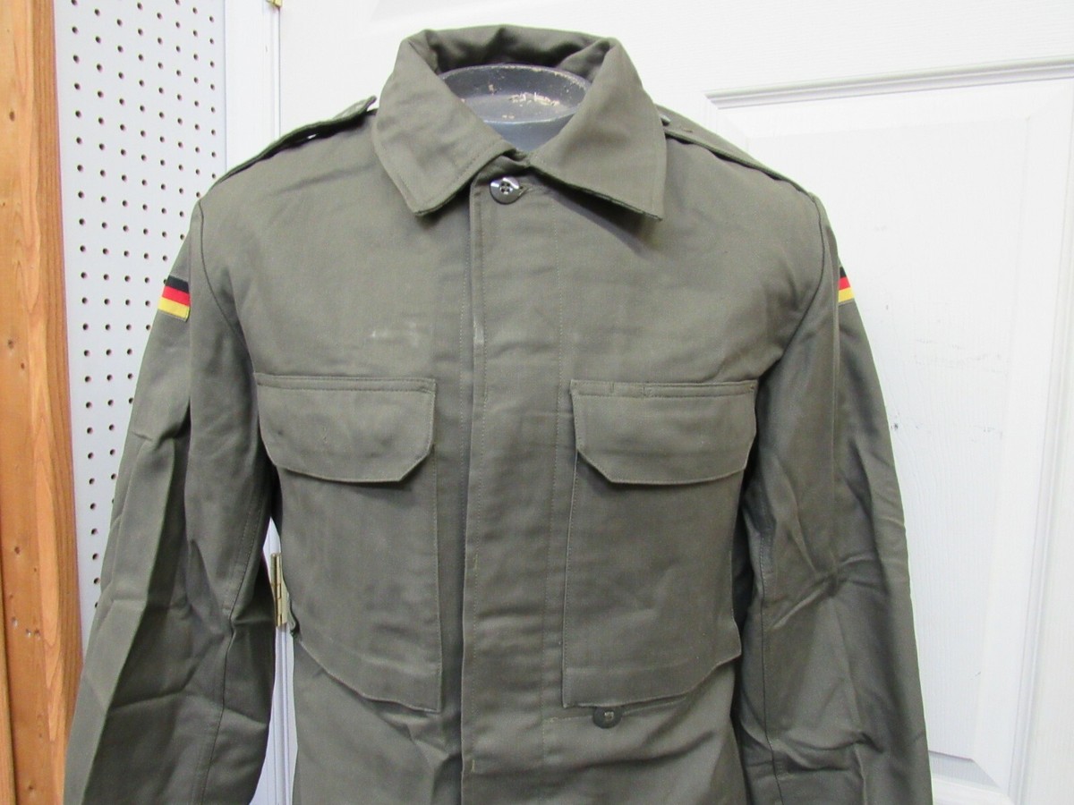 Vintage German Moleskin Field Shirt Jacket Bundeswehr