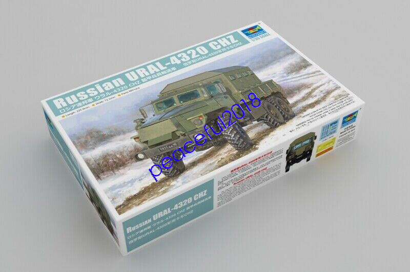 TRUMPETER　Russian URALー4320 Truck Russian URAL 4320 CHZ Truck 1/35 Trumpeter