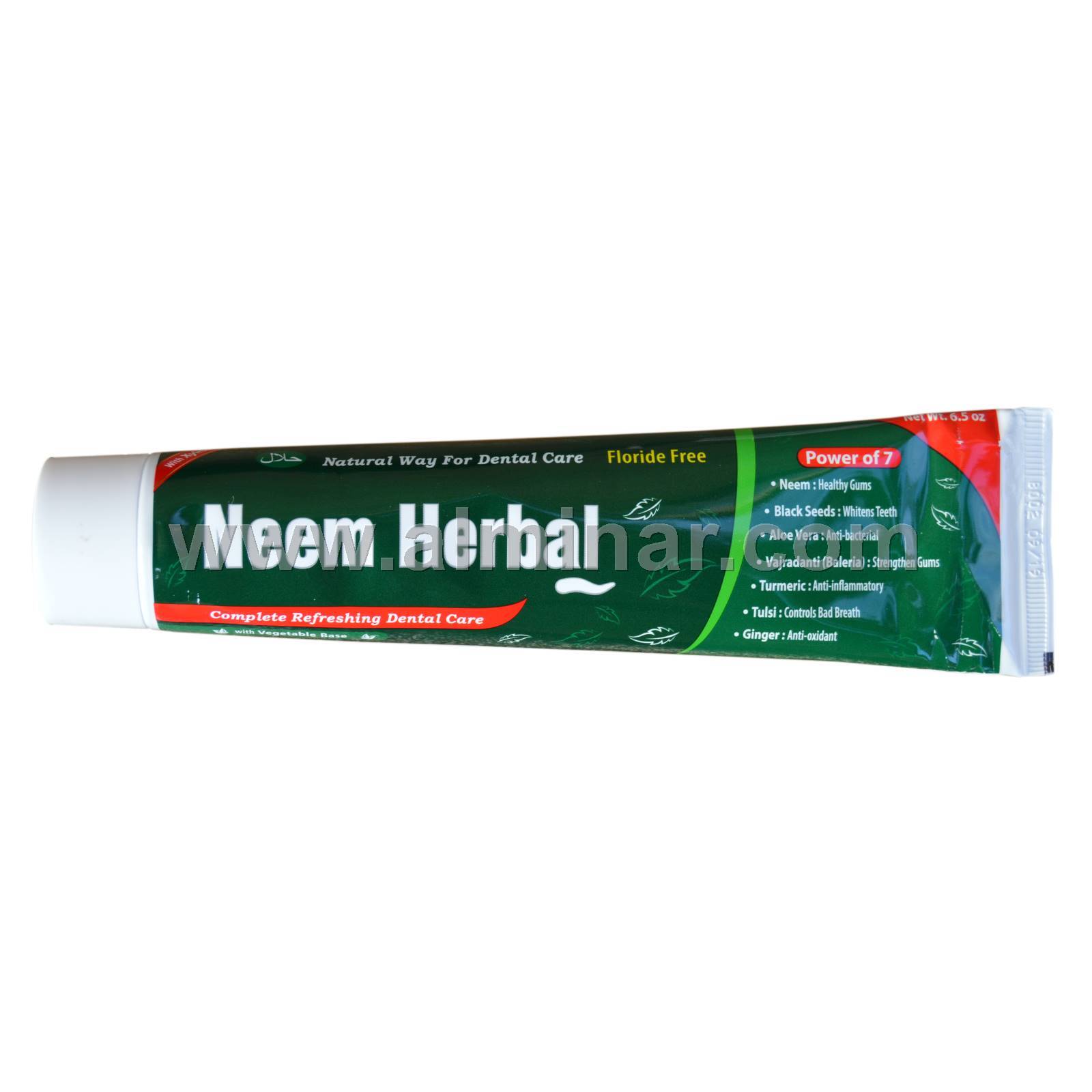 Neem Herbal Toothpaste w/ Xylitol 7 in 1 [100 Fluoride Free] [Halal