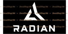 Radian Weapons - Hunting/Outdoor Sports - Vinyl Die-Cut Peel N' Stick Decal