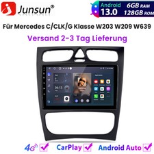 F&uuml;r Mercedes C/CLK/G Klasse W203 W209 W639 Carplay Android Autoradio GPS 6+128GB