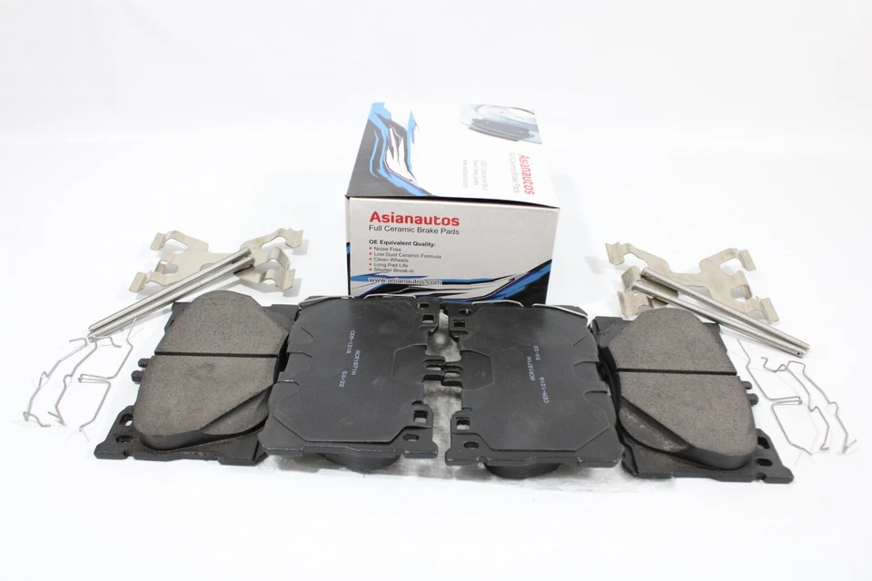 Asianautos Ceramic Front Brake Pads W/Hardware For Mercedes Benz C450 AMG 2016 Foto 2 de 4