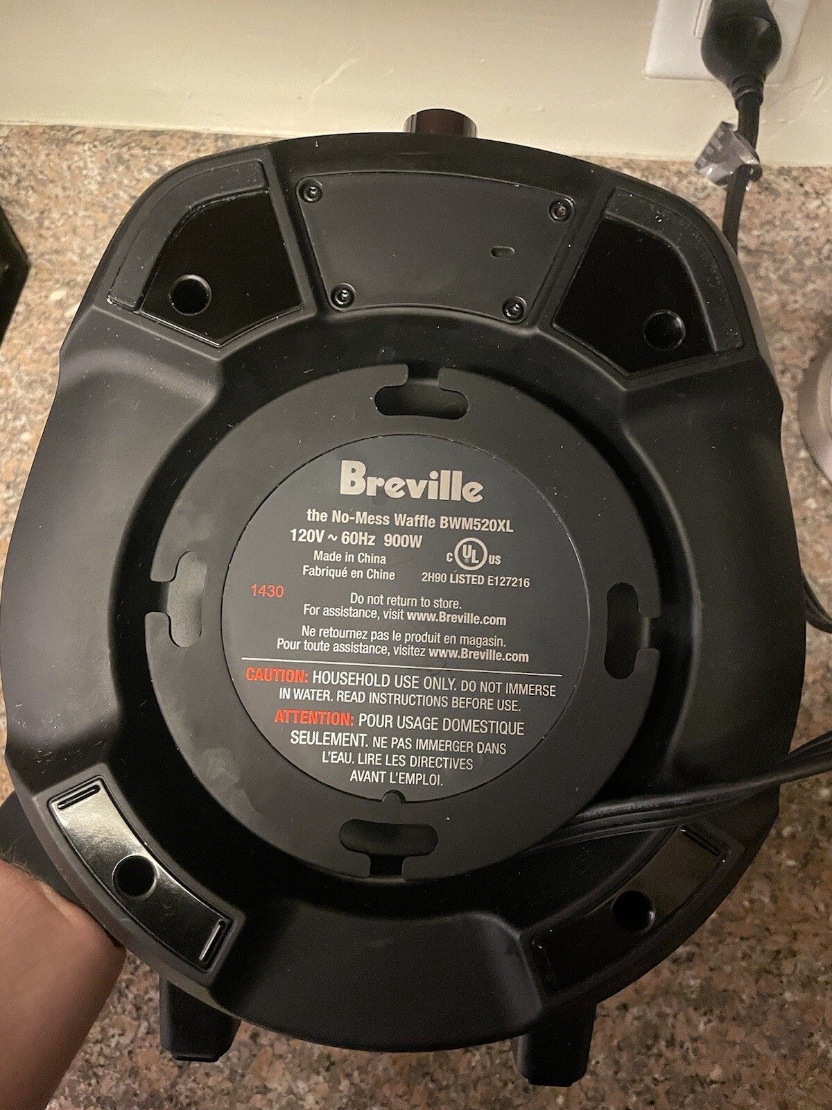 Breville Bwm520xl The No Mess Waffle Maker Silver for sale online Breville Bwm520xl The No Mess Waffle Maker Silver for sale online