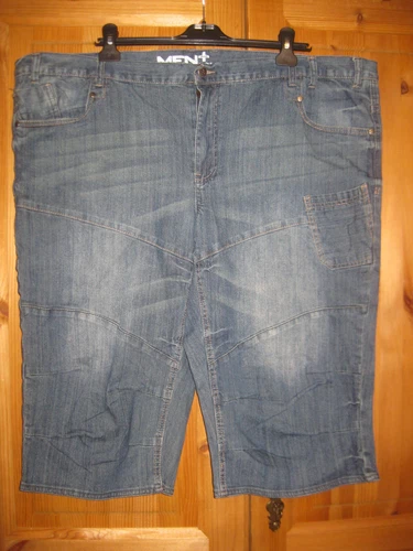Men + men's Bermuda jeans size 62 worn blue casual sporty