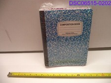 Qty  8 Books: Composition Books 100 Sheets Assorted Colors 9.75" x 7.50"