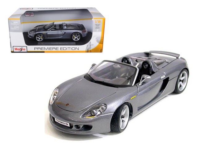 Maisto 36622 Porsche Carrera GT Silver Metallic Premiere Edition 1
