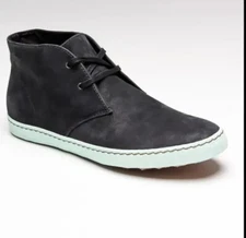 P.F. Flyers Sneakers Mens 11 Warner Shoe Black High Top Mint Sole Chukkas