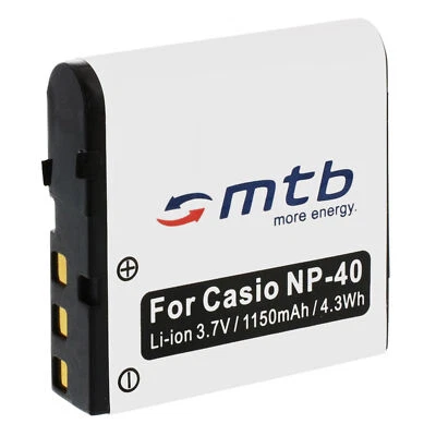 MTB MORE ENERGY Batteria NP-40 NP40 per Casio Pro EX-P505, P600, P700