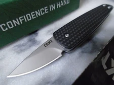 Crkt Dually Pocket Knife Slipjoint Clip Folder Cap Lifter 5Cr15MoV 7086 4.75" OA