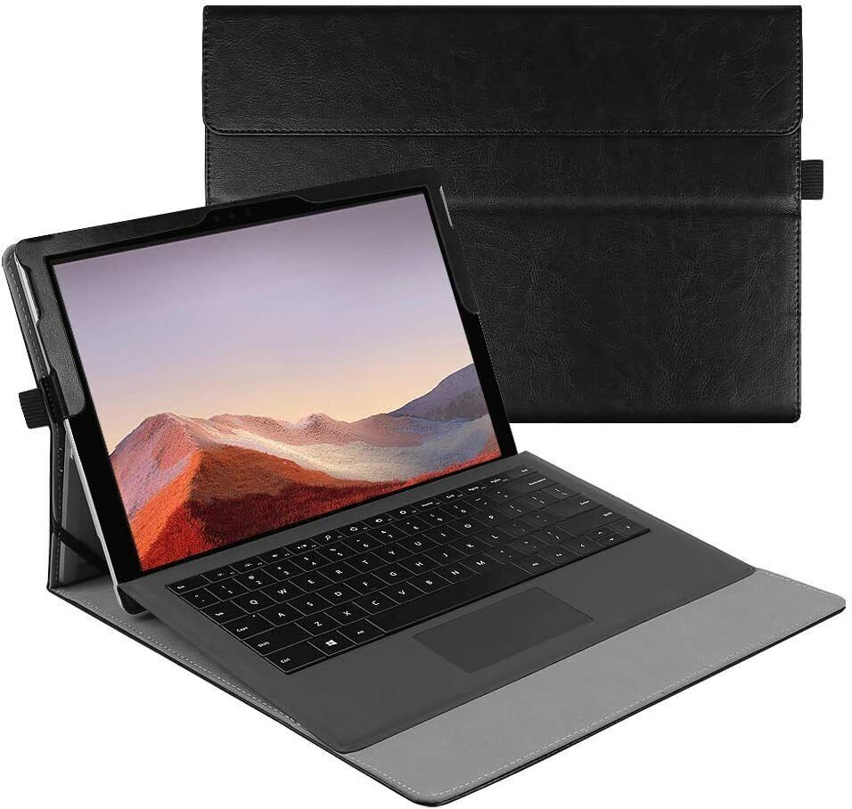 Microsoft Surface Pro 7 + Type Cover付き Keyboard Case for Microsoft Surface Pro 7+/7/6/5/4/3 Portfolio