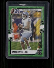 2022 Pro Set Draft #PSB-SH1 Sam Howell Base Wave Green
