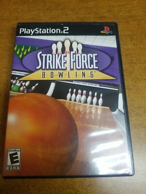 Strike Force Bowling (Sony PlayStation 2, 2004)(Tested)