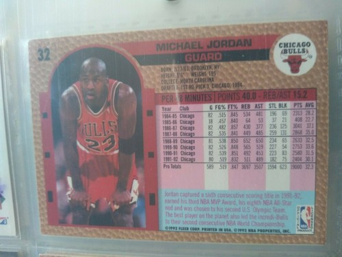 93 fleer michael jordan
