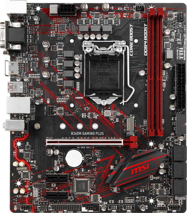 FOR MSI B360M GAMING PLUS 1151-Pin Motherboard M.2 DDR4 Supports 8
