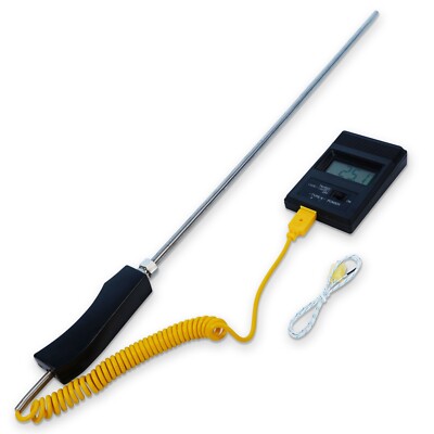 Digital Thermometer Temperature Gauge Melting Furnaces Propane Cast Master