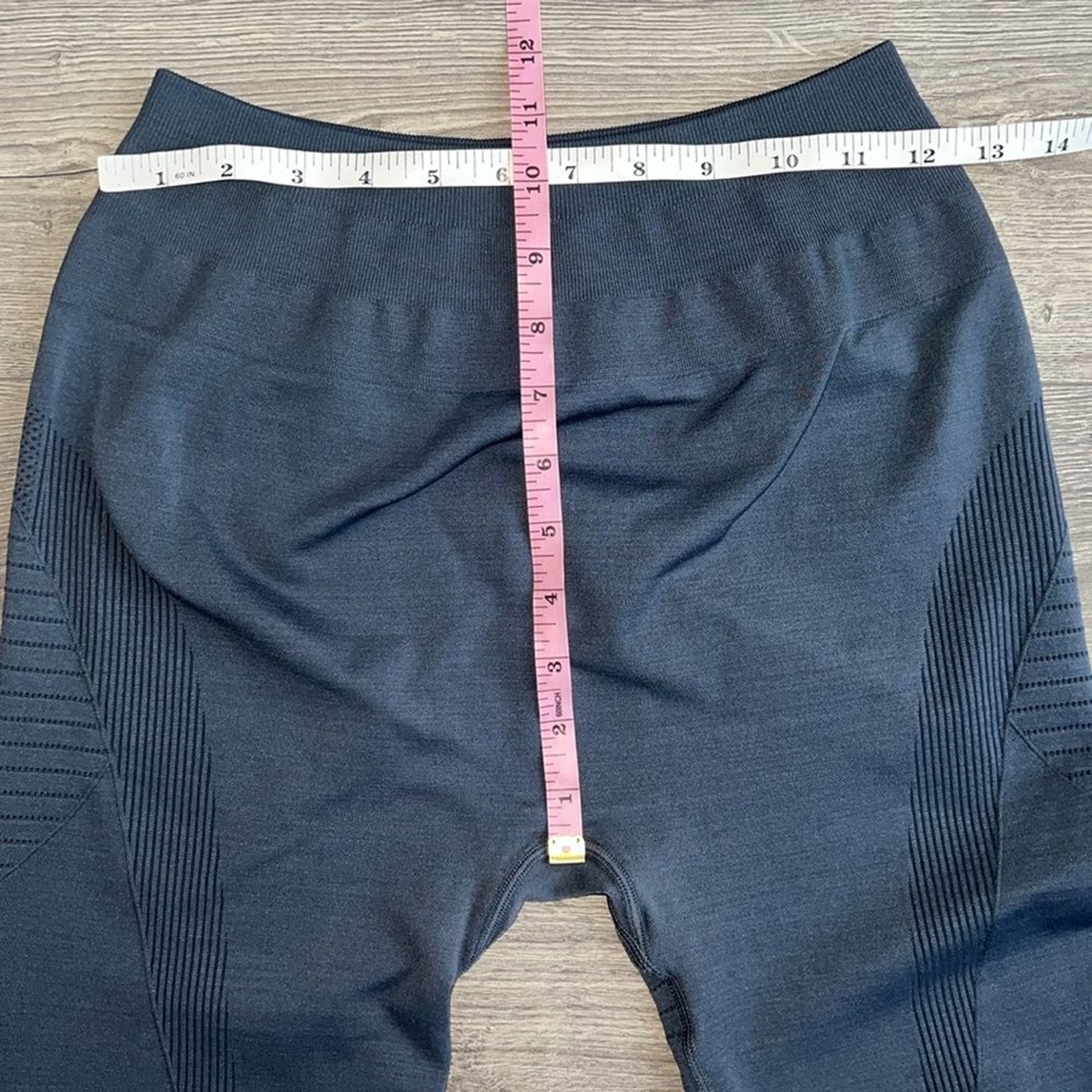 ALPHALETE Ozone Leggings Carbon Navy Blue Size Large High Performance