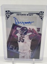 2022 Panini Elements Devonte Wyatt Rookie Card RC Auto #/99
