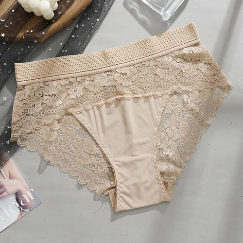 5 Pack Lot Womens Sexy Panties Lingeries High Waist Lace Underwear Thongs Brief - Picture 13 of 17