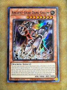 2022 yugioh cards LEDE-EN008 - Ancient Gear Commander - Common - Effect Monster