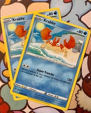 Carte Pokemon krabby x2  43/202 Epée et Bouclier