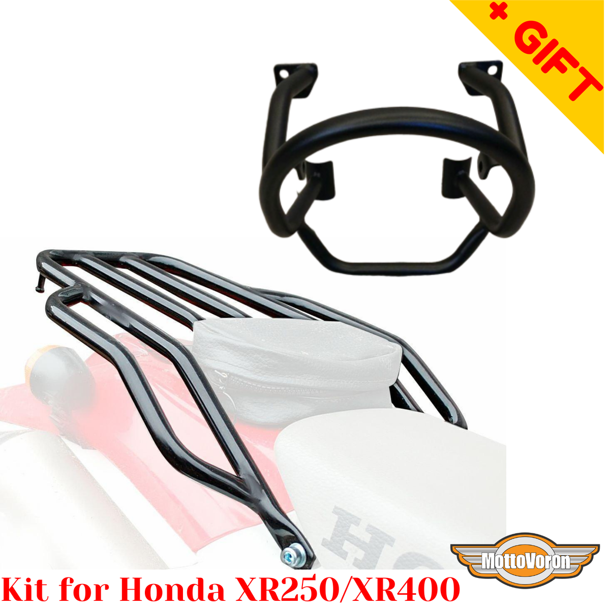 For Honda XR 400 Rear rack XR250 Headlight protector Guard XR400R