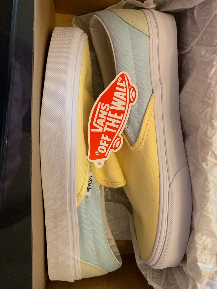 Pastel Yellow Slip On Vans Light Pale Yellow Vans Light Yellow