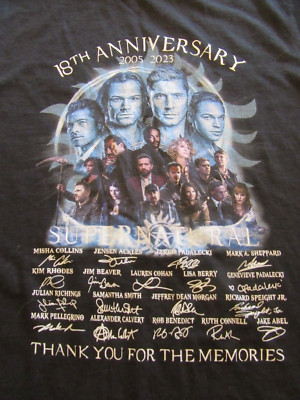 SuperNatural The Television Series T-Shirt Men's Size Small Black